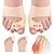 voordelige Baden en persoonlijke verzorging-2 stuks siliconen gel tenen separator hallux valgus corrector bunion bot ectropion richter tenen buitenste voetverzorging