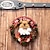 voordelige Hondenkleding-kerstkrans deur opknoping etalage kerstversiering multi patroon pop krans opknoping