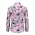 preiswerte Herrenhemden-Herren Hemd Graphic Klassischer Kragen Rosa Casual Täglich Langarm Bekleidung Einfach