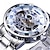 ieftine Ceasuri Mecanice-WINNER ceas mecanic pentru Bărbați Analogic Mecanism manual Metal Găurite Lux Clasic Gravură scobită Cadran mare Aliaj Oțel inoxidabil Modă Aparat Luxos