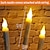 Χαμηλού Κόστους Φωτιστικά Διακόσμησης &amp; Νυκτός-12 τμχ χριστουγεννιάτικα αιωρούμενα κεριά με τηλεχειριστήριο led χωρίς φλόγα κεριά κρεμασμένα χωρίς φλόγα κηροπήγια led taper κεριά με γάντζους που τρεμοπαίζουν μπαταρία που λειτουργούν για το