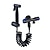 preiswerte Bidet-Armaturen-Hand-WC-Bidet-Sprühset Wandmontage WC-Bidet-Duschkopf aus Edelstahl 304 mit Schlauch Badezimmer-Reinigungsset
