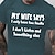 billige Casual T-shirts til mænd-Herre T-shirt Cool skjorte Grafisk Bogstaver Rund hals Trykt mønster Afslappet Ferie Kortærmet Trykt mønster Tøj Sport Mode Designer Letvægt