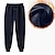 cheap Sweatpants-Men&#039;s Fleece Pants Sweatpants Joggers Winter Pants Trousers Side Pockets Elastic Waist Fleece Solid Color Comfort Warm Daily Casual Navy Apricot