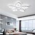 baratos Luzes de teto reguláveis-Luzes de teto reguláveis design cluster luzes de teto plástico estilo artístico estilo moderno novidade led preto moderno 110-240 v