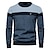 ieftine pulover pentru bărbați-Bărbați Pulover pulover Striat Tricotat Tricotat Bloc Culoare Rundă Păstrați-vă cald Contemporan modern Afaceri Purtare Zilnică Îmbrăcăminte Iarnă Toamnă Trifoi Albastru Marin Închis M L XL
