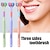 baratos Banho e cuidados pessoais-Escova de dentes de cerdas macias de três lados 360° portátil para higiene bucal de viagem
