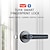 cheap Door Locks-WAFU Tuya Smart Door Lock for Home Office Indoor Door Fingerprint Handle Lock Keyless Entry Door Lock Security Electric Door Lock