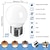 olcso LED-es gömbizzók-6db 6w led globe izzók 550 lm e27 g45 20 led gyöngyök smd 2835 meleg fehér hideg fehér natúr fehér 220-240 v