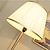 Недорогие настольная и торшер-современный торшер для гостиной, регулируемый по высоте торшер с латунным основанием, высокий светильник из золотой латуни с белым льняным абажуром для чтения, спальня, цепной выключатель, лампочка в
