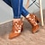 ieftine Botine-Pentru femei Cizme Pantofi de piele intoarsa Mărime Plus Size Sandale Cizme Cizme de vară În aer liber Birou Zilnic Ghete Botine Vară Toc Îndesat Vârf ascuțit Elegant Sexy Plimbare Piele de Căprioară