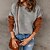cheap Sweaters-Women&#039;s Pullover Sweater Jumper Ribbed Knit Patchwork Knitted Crew Neck Color Block Outdoor Holiday Stylish Casual Winter Fall Gray S M L