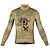 cheap Men&#039;s Jerseys-21Grams Men&#039;s Cycling Jersey Long Sleeve Bike Top with 3 Rear Pockets Mountain Bike MTB Road Bike Cycling Breathable Moisture Wicking Quick Dry Reflective Strips Black Purple Green Graphic Polyester