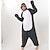 cheap Kigurumi Pajamas-Adults&#039; Kigurumi Pajamas Nightwear Shark Bear Monster Animal Onesie Pajamas Flannel Cosplay For Men and Women Christmas Animal Sleepwear Cartoon