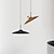 abordables Suspension-suspension led acustica 35cm 3000-6000k macaron cordon métallique lampe suspension réglable pour îlot de cuisine salle à manger chambre (ampoule incluse)