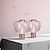 abordables table et lampadaire-Lampe de table ornement pomme design rose blanc lampes d&#039;ambiance moderne contemporain pour intérieur chambre de fille métal 220-240v
