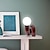 abordables Lampes de table et lampadaires-lampe de table, moderne simple créatif boule de verre chambre chambre d&#039;enfants designer modèle chambre fer doux modèle chambre lampe en résine