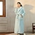 abordables Couverture portable-Peignoir polaire pour femmes, robe longue en peluche sherpa, peignoir polaire doux et chaud pour femmes