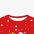 tanie chłopięce bluzy z kapturem 3D-Dzieci Dla chłopców Bluzy Święty Mikołaj Długi rękaw Wycięcie pod szyją Jesień Zima Moda Śłodkie Poliester Na zewnątrz