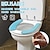ieftine Gadgeturi de Baie-husă de toaletă gros căptușită covoraș de pluș cald pernă pentru scaun de toaletă pernă moale de toaletă anti-alunecare scaun de toaletă lavabil covoraș încălzitor cu bandă autoadezivă pentru toaletă