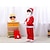 cheap Christmas Costumes-Santa Claus Santa Suits Boys Girls&#039; Christmas Christmas Christmas Eve Kid&#039;s Party Christmas Polyester Top Pants Belt Hat
