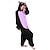 cheap Kigurumi Pajamas-Adults&#039; Kigurumi Pajamas Nightwear Unicorn Cat Character Onesie Pajamas Flannel Cosplay For Men and Women Carnival Animal Sleepwear Cartoon