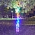 abordables Guirlandes Lumineuses LED-Meteor Shower Pluie Lumières En Plein Air De Noël Suspendu Pétard Guirlande Lumineuse Chute De Neige Goutte De Pluie Glaçon Guirlande Lumineuse Pour Arbre De Noël Décor De Jardin Ac110v -220v EU Prise