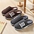 cheap Men&#039;s Slippers &amp; Flip-Flops-Men&#039;s Slippers &amp; Flip-Flops Warm Slippers Fleece Slippers Casual Home Daily Elastic Fabric Warm Loafer Blue Coffee Gray Fall Winter