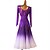 preiswerte Tanzkleidung für Balltänze-Für den Ballsaal Kleid Kristalle / Strass Pailletten Damen Leistung Ausbildung Langarm Chiffon Chinlon Gitter