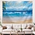 ieftine tapiserie peisajului-tapiserie de perete decor de artă pătură perdea picnic față de masă agățat acasă dormitor sufragerie dormitor decor peisaj plajă mare ocean val răsărit soare