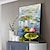 billiga Blom- och växtmålningar-mintura handgjorda näckros oljemålningar på duk väggkonst dekoration modern abstrakt bild för heminredning rullad ramlös osträckt målning