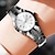 זול שעוני קוורץ-שעון יד קווארץ ל נשים אנלוגי-דיגיטלי קווארץ מסוגנן אופנתי פאר עמיד במים לוח שנה זורח מתכת סגסוגת / זוהר בחושך