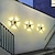 رخيصةأون أضواء الحائط للخارج-4 قطع الشمسية أضواء الجدار في الهواء الطلق للماء أضواء الحديقة فيلا الفناء الخلفي جدار سياج خطوات المناظر الطبيعية الإضاءة الزخرفية
