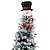 abordables Decoraciones navideñas-Adorno para árbol de Navidad, estrella, anciano, muñeco de nieve, adornos navideños, sombrero de árbol de Navidad de fieltro, decoraciones colgantes