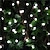 baratos Mangueiras de LED-Luzes de corda mini globo luzes de corda de fadas led solar luzes de natal 12 m 100 led 5 m 20 led à prova d&#039;água ip65 acampamento luzes de férias flexíveis para jardim festa de natal decoração de quintal