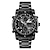 voordelige Digitaal Horloge-Skmei heren horloge luxe mode moderne casual quartz horloge waterdicht kalender countdown wekker roestvrij staal sport horloge