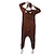 cheap Kigurumi Pajamas-Adults&#039; Kigurumi Pajamas Nightwear Bear Character Onesie Pajamas Flannel Cosplay For Men and Women Carnival Animal Sleepwear Cartoon