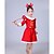 cheap Christmas Costumes-Santa Claus Dress Santa Suits Girls&#039; Christmas Christmas Christmas Eve Kid&#039;s Party Christmas Polyester Dress