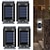 Χαμηλού Κόστους Εξωτερικά Επιτοίχια Φώτα-4 τμχ ηλιακά φωτιστικά τοίχου εξωτερικού χώρου αδιάβροχο φράχτη βεράντας βεράντας φως τοίχου τοπίο διακοσμητικό ηλιακό φως νύχτας