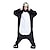 cheap Kigurumi Pajamas-Adults&#039; Kigurumi Pajamas Nightwear Penguin Character Onesie Pajamas Funny Costume Flannel Cosplay For Men and Women Carnival Animal Sleepwear Cartoon