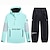 cheap Women&#039;s Active Outerwear-ARCTIC QUEEN Men&#039;s Women&#039;s Ski Jacket with Pants Ski Suit Outdoor Winter Thermal Warm Waterproof Windproof Breathable Hooded Clothing Suit for Skiing Snowboarding Winter Sports