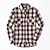 cheap Flannel Shirts-Men&#039;s Shirt Flannel Shirt Shirt Jacket Shacket Black White Yellow Long Sleeve Plaid / Check Turndown Spring &amp;  Fall Street Daily Clothing Apparel Button-Down