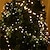 voordelige Kerstlichten-kerst cluster lichten buiten waterdicht kerst voetzoekers lichtslinger dc31v twinkle cluster kerstverlichting vuurwerk warm wit licht voor tuin boom decor verlichting eu plug nieuwe upgrade