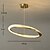abordables Design Anneau et Rond-led pendentif lumière cercle design rond, 60cm cristal moderne led lustre pour salon luxe design créatif or luminaire rond îlot de cuisine lampes suspendues