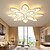 baratos Luzes de teto reguláveis-Luzes de teto reguláveis design cluster luzes de teto plástico estilo artístico estilo moderno novidade led preto moderno 110-240 v