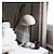 ieftine lampă de masă și podea-Lampă de masă modernă Bud Macaron, lampă de noptieră nordică simplă, reîncărcabilă cu atingere, lampă de noapte pentru dormitor cu ciuperci creative de designer din Danemarca