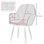 tanie Okładka i okładka krzesełka bez zbrojenia-Aksamitny elastyczny pokrowiec na krzesło z oparciem narzuty pokrowiec na krzesło z daszkiem, pokrowiec ochronny wielokrotnego użytku do jadalni wystrój domu zmywalny