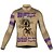 cheap Men&#039;s Jerseys-21Grams Men&#039;s Cycling Jersey Long Sleeve Bike Top with 3 Rear Pockets Mountain Bike MTB Road Bike Cycling Breathable Moisture Wicking Quick Dry Reflective Strips Black Purple Green Graphic Polyester