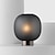 billige bord- og gulvlampe-the bloom bordlamper mini glas sort hvid skrivebordslampe