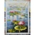 billiga Blom- och växtmålningar-mintura handgjorda näckros oljemålningar på duk väggkonst dekoration modern abstrakt bild för heminredning rullad ramlös osträckt målning
